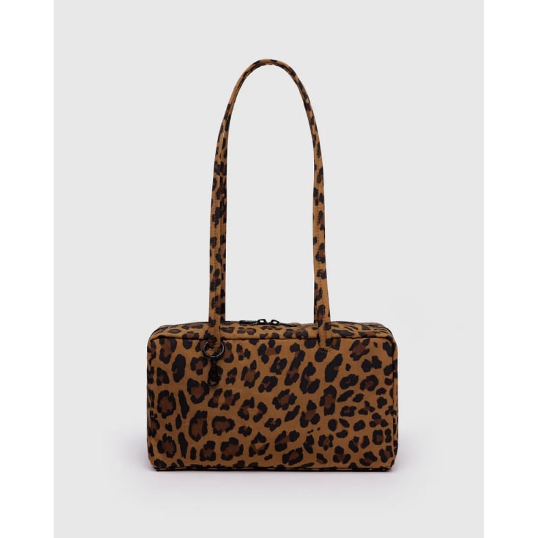 BAGGU Nylon Bowler Bag Leopard | UNO babewear