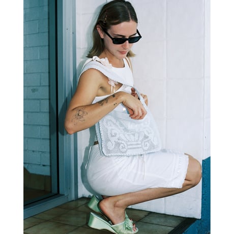 Nananita FOUNTAIN CROCHET BAG - AIR