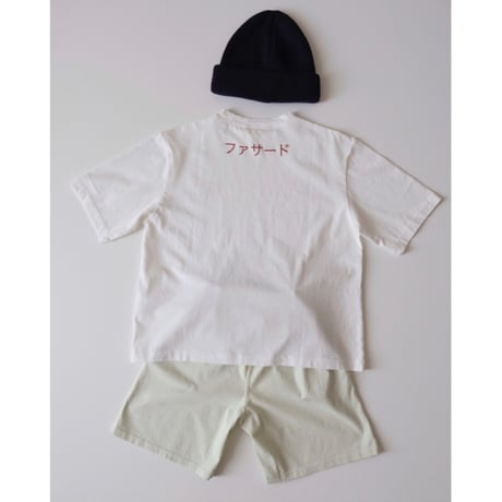 70%OFF Façade Hana wide SS tee - Off-white(1-2y,4-6y)
