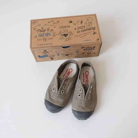 Cienta DECK SHOES cemento/dyed N70997(23(14cm)～37(23cm))
