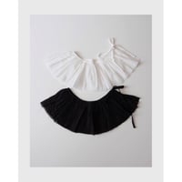 20%OFF SNOW FLOWER WRAP SK(BLACK/S,M)