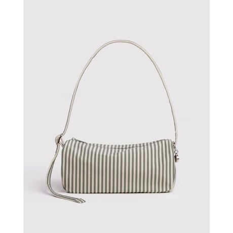 BAGGU Nylon Loaf Bag Sage Stripe