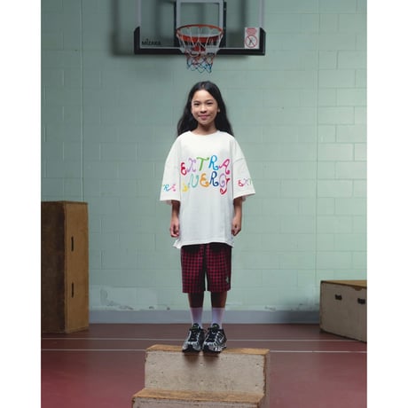 EXTRA-EXTRA EXTRA ENERGY TEE - WHITE(4-5Y,6-7Y,8-9Y,10-11Y,12-13Y)