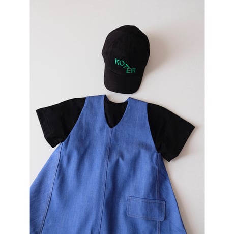 70%OFF KOTER RORY OVERSIZED POCKET T-SHIRT BLACK(2-3y,4-5y,6-7y)