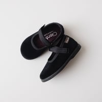 Cienta VELOUR VELCRO ONE STRAP SHOES black / velour 400