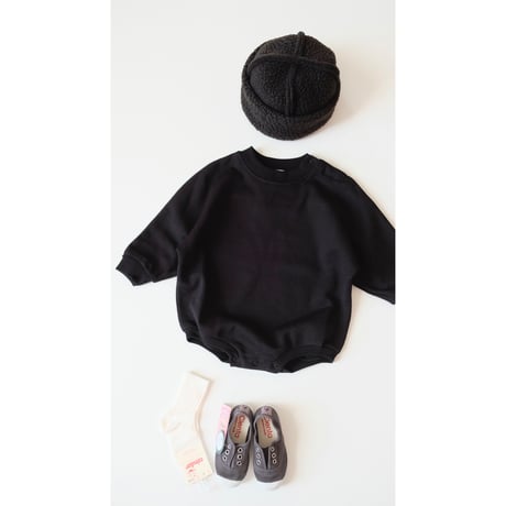 50%OFF 18-24mラスト1点 KOTER RIVER BUBBLE SWEATSHIRTS ROMPER black