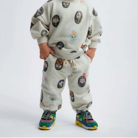 50%OFF EXTRA-EXTRA Anti Floral Classic Trackpant Grey Marle(12-18M,18-24M)