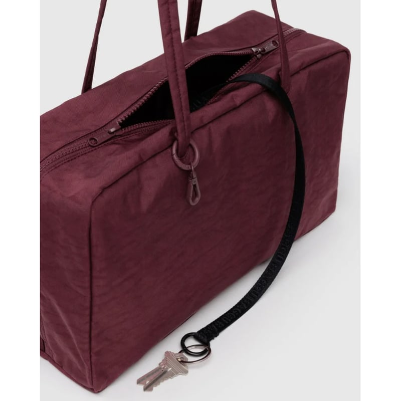 BAGGU Medium Nylon Bowler Bag Mahogany | UNO ba