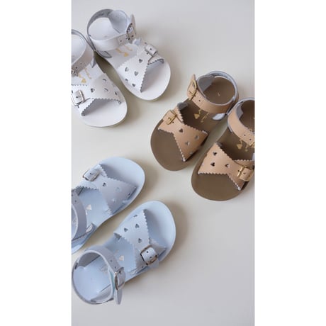 Salt-Water SANDALS SWEETHEART Light Blue(CH5(13cm)CH6(14cm)CH8(15.5cm))