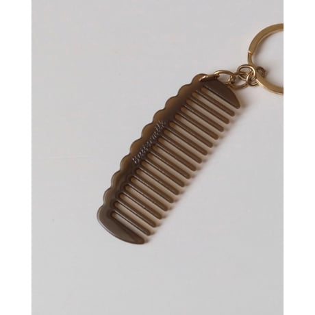 Buttermilk Seanie Comb Keyring in Dark Roast