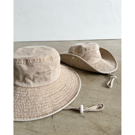 Twin Collective Cowboy Bucket Hat(Light Brown/Denim Blue)