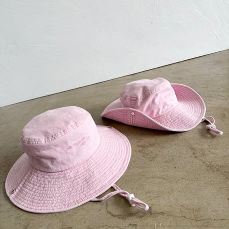 Twin Collective Cowboy Bucket Hat(Light Brown/Denim Blue)