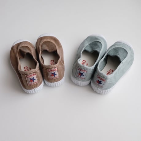 Cienta SLIP-ON SHOES ムラ染め(全2色/21(12.5cm)22(13cm))