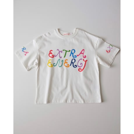EXTRA-EXTRA EXTRA ENERGY TEE - WHITE(4-5Y,6-7Y,8-9Y,10-11Y,12-13Y)