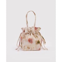 BAGGU Nylon Drawstring Bag Abstract Floral