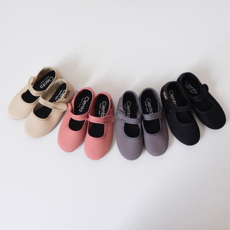 Cienta ONE STRAP BALLET SHOES antracita 500A(23(14cm)～36(22.5cm))