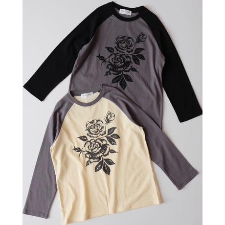 20%OFF VINTAGE ROSE T-SHIRTS(全2色/9,11,13,17)