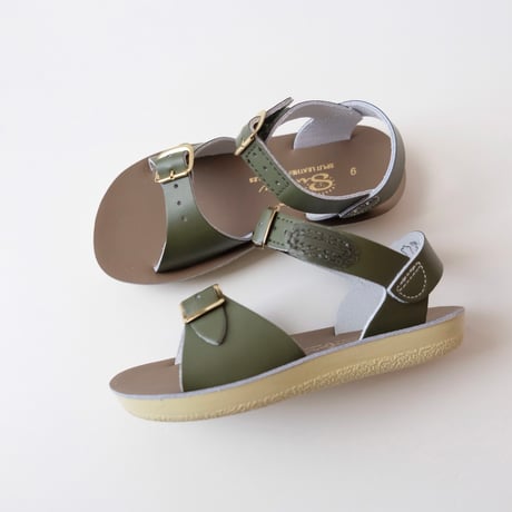 Salt-Water SANDALS SURFER Olive(CH5(13cm)CH9(16cm)CH10(17cm)YTH1(21cm))