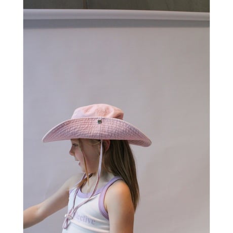 Twin Collective Cowboy Bucket Hat(Light Brown/Denim Blue)