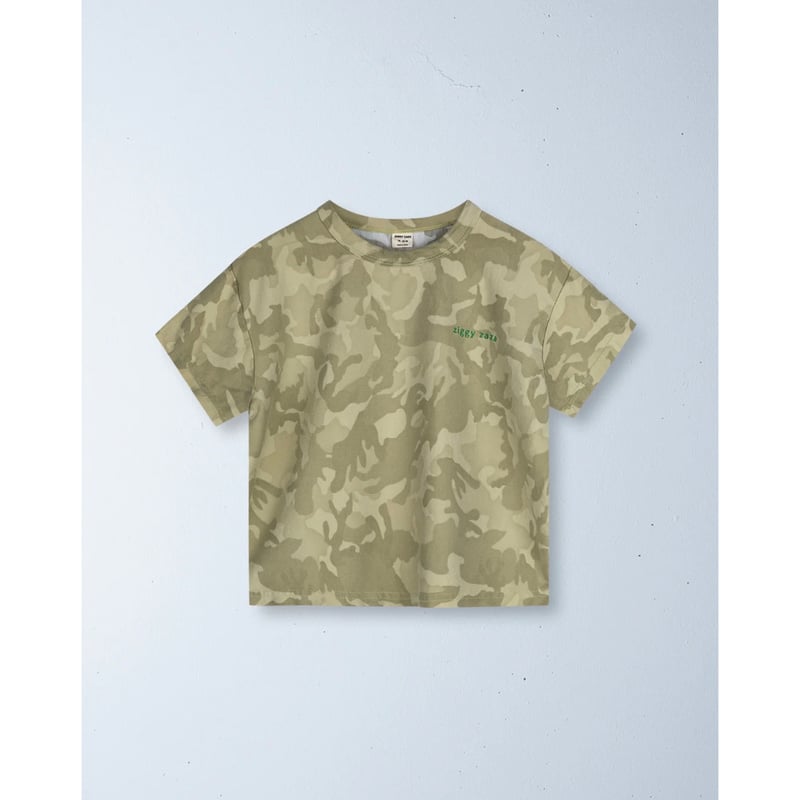 ziggyzaza troopdrilljacket dun camo 5-7y 【公式通販】