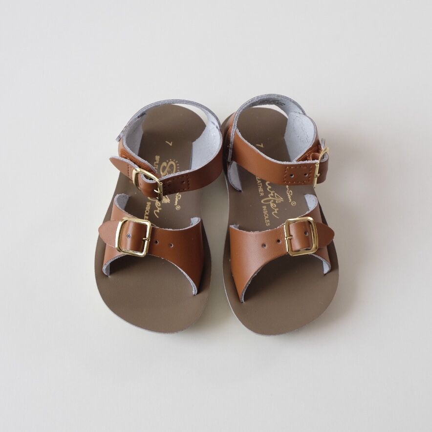 Salt-Water SANDALS SURFER Tan(CH5(13cm)～CH9(16cm))