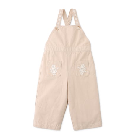 50%OFF 18Mラスト1点 Gingersnaps  BABY GIRLS MADIE JUMPSUIT WITH EMBROIDERY ON POCKETS