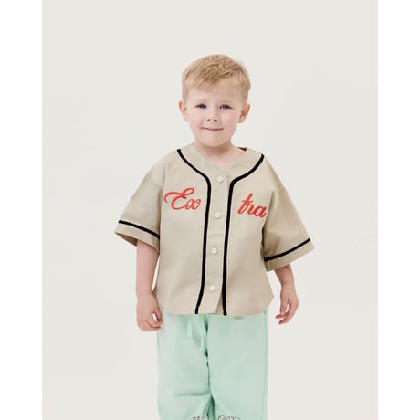 30%OFF EXTRA-EXTRA EXTRA CLUB SHIRT - CAMEL(4-5Y,6-7Y)