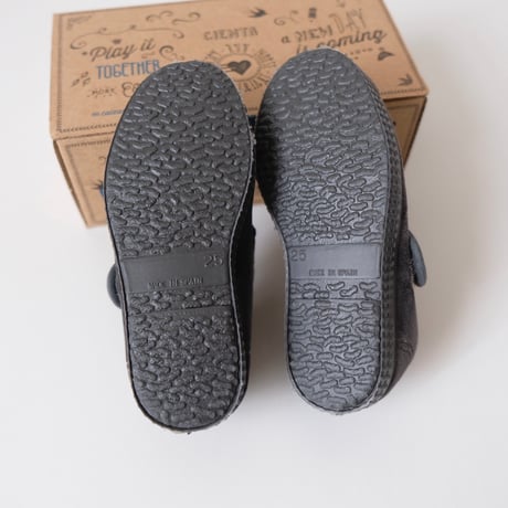 Cienta VELOUR T STRAP SHOES grey / velour 977(21(12.5cm)24(14.5cm)34(21cm))