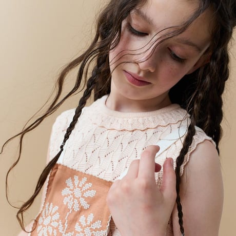 50%OFF Gingersnaps GIRLS DAHLIA VEST WITH SCALLOP DETAILS(4Y)