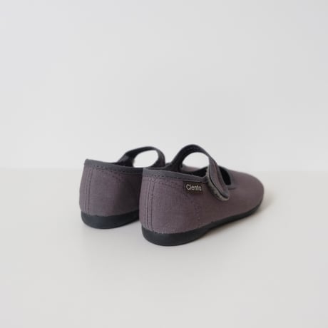 Cienta ONE STRAP BALLET SHOES antracita 500A(23(14cm)～36(22.5cm))