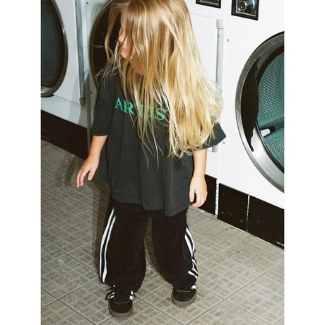 ZIGGY ZAZA twin stripe terry pant panda