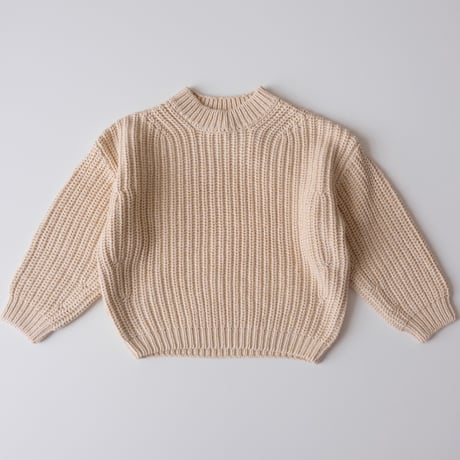 70%OFF 2yラスト1点 Façade NUAGE KNITTED SWEATER - WHEAT MIX