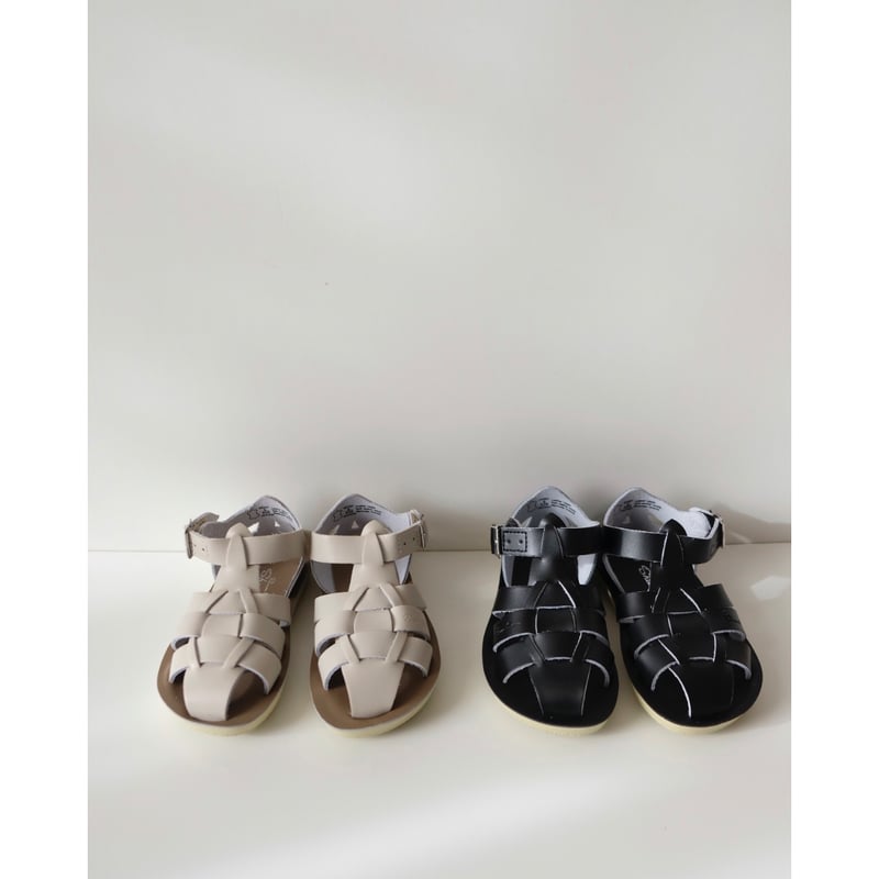 Salt-Water SANDALS SHARK Black(CH6(14cm)～CH12(1