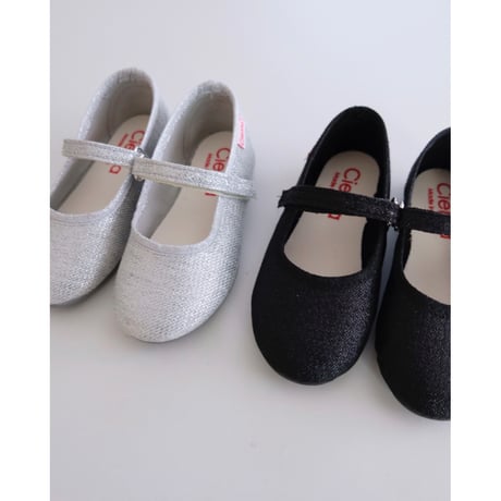 25(15cm)ラスト1点 Cienta ONE STRAP BALLET SHOES black 96013
