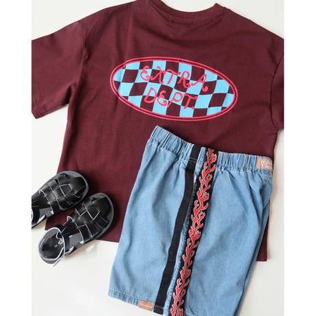 EXTRA-EXTRA DEPT. TEE - BURGUNDY(4-5Y,6-7Y,8-9Y,10-11Y,12-13Y)