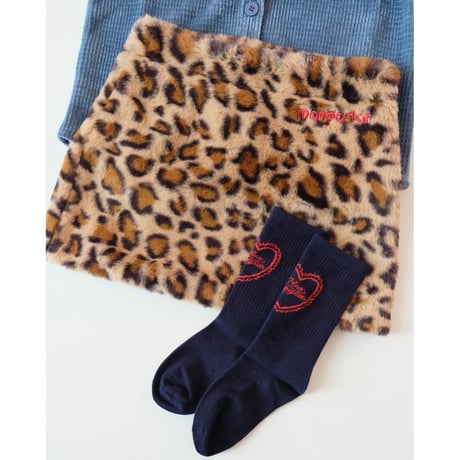 50%OFF MAISON MANGOSTAN I LOVE SOCK NAVY(25-27)