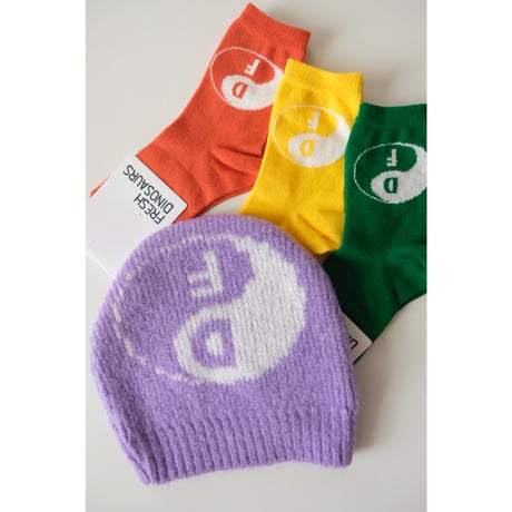 50%OFF FRESH DINOSAURS FD YING/YANG RED SOCKS(2Y,4Y,6Y,10Y,12Y)