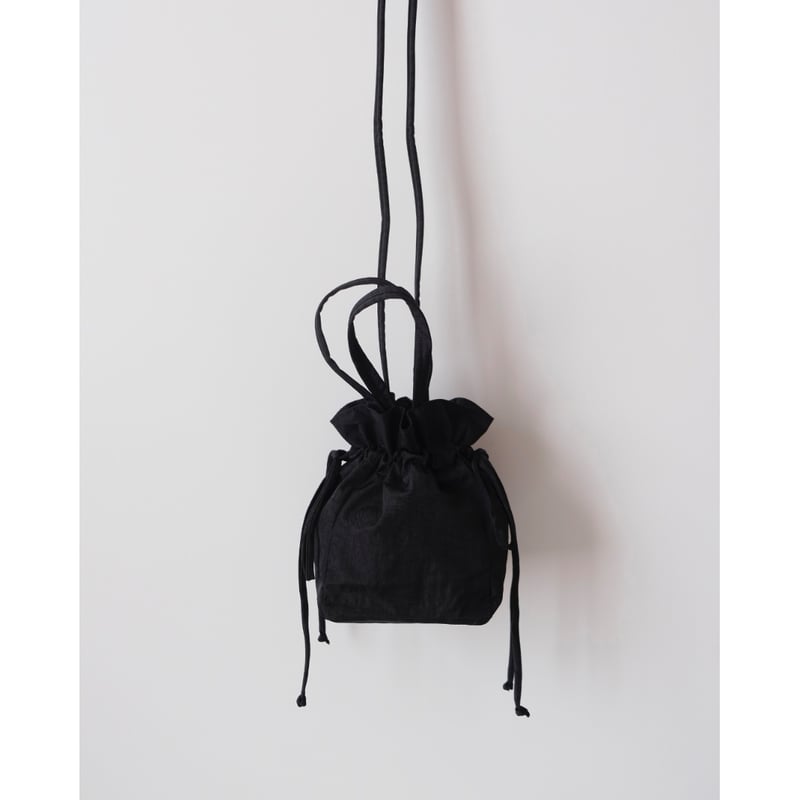 ラスト1点 BAGGU Nylon Drawstring Bag Black | UNO ba