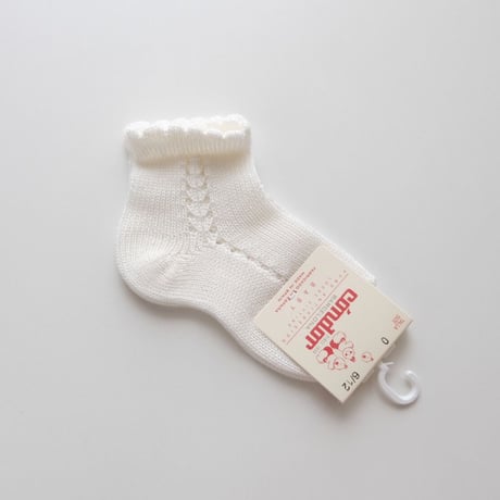 50%FF Condor Side openwork perle short socks(全2色/000(7-8cm)～2(11.5-13cm))