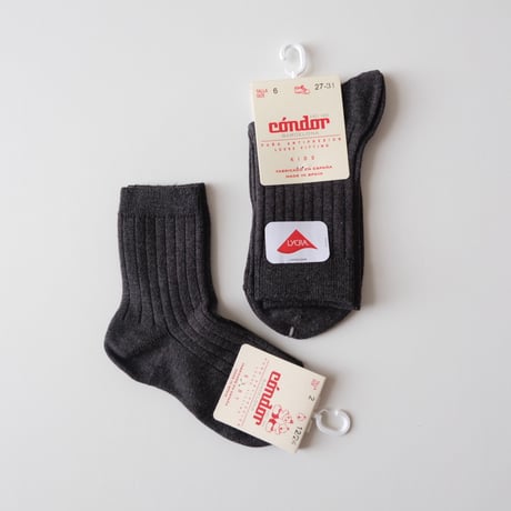 50%OFF Condor Rib Short Socks Antracita(290)(2(11.5-13.5cm))