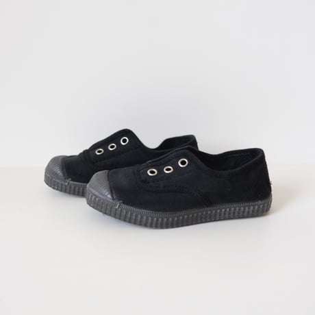 Cienta DECK SHOES black/dyed N70997(23(14cm)26(16cm))