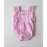70%OFF Tocoto Vintage FLOWER EMBROIDERED BODYSUIT LILAC(9M,18M,2Y)
