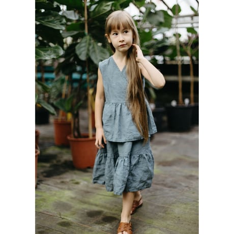 50%OFF LA PETITE ALICE Linen Skirt Amie(92-98,98-104)
