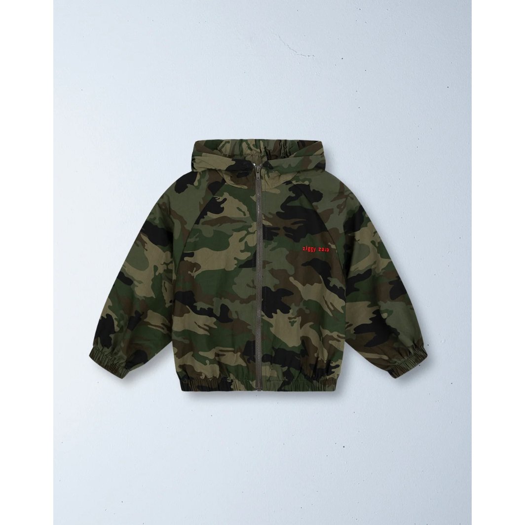 ZIGGY ZAZA kaze windbreaker camo | UNO babewear