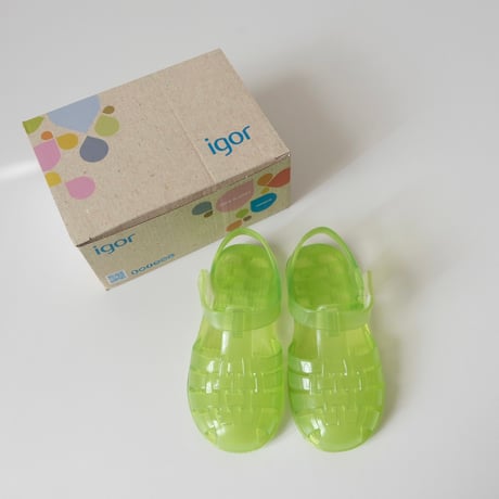 23(14cm)ラスト1点 igor CLASICA CRISTAL TR.PISTACHO