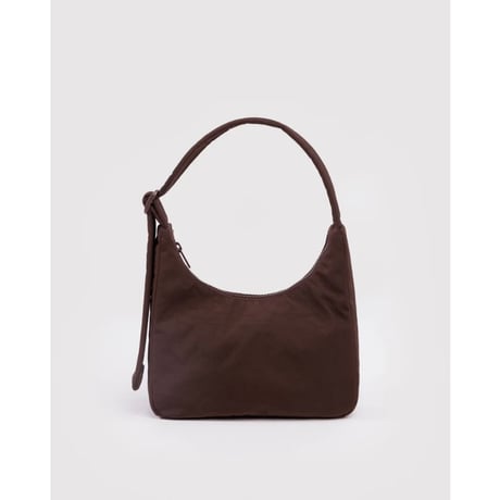 BAGGU Mini Nylon Shoulder Bag Coffee