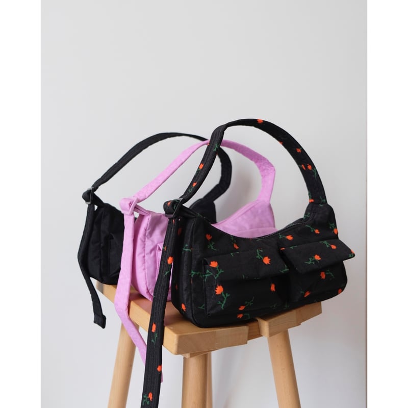 BAGGU Cargo Shoulder Bag Painted Wildflower | U