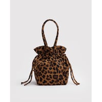 ラスト1点 BAGGU Nylon Drawstring Bag Leopard