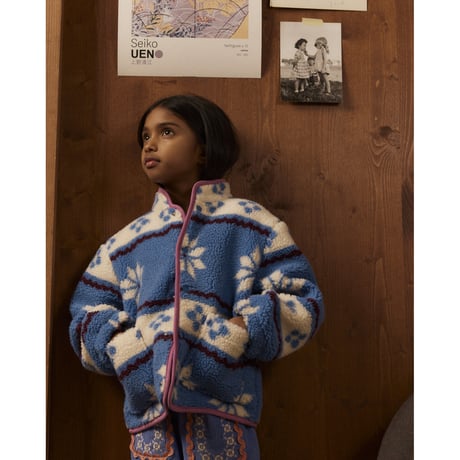 50%OFF 3Yラスト1点 hello Simone Bear fleece jacket Megève