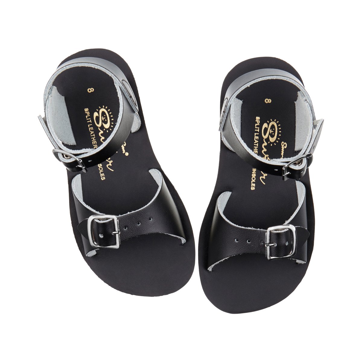 SALT WATER SANDALS / Surfer YTH1 ブラック Salt-Water SANDALS SURFER Black(CH6(14cm)～YTH2(